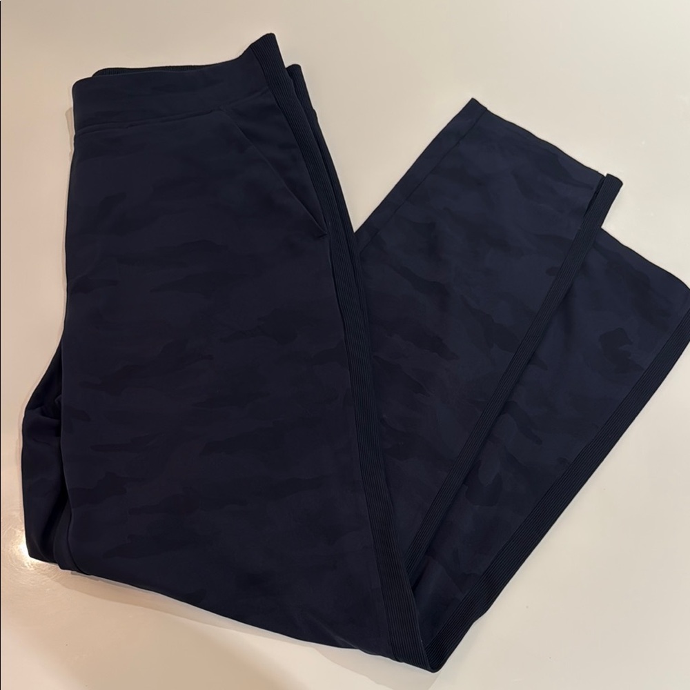 Athleta Blue Joggers Smooth Cotton-Blend